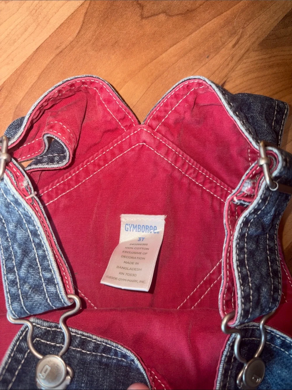 Part of 2/$15 2 Pair GUC Gymboree 3T Overalls